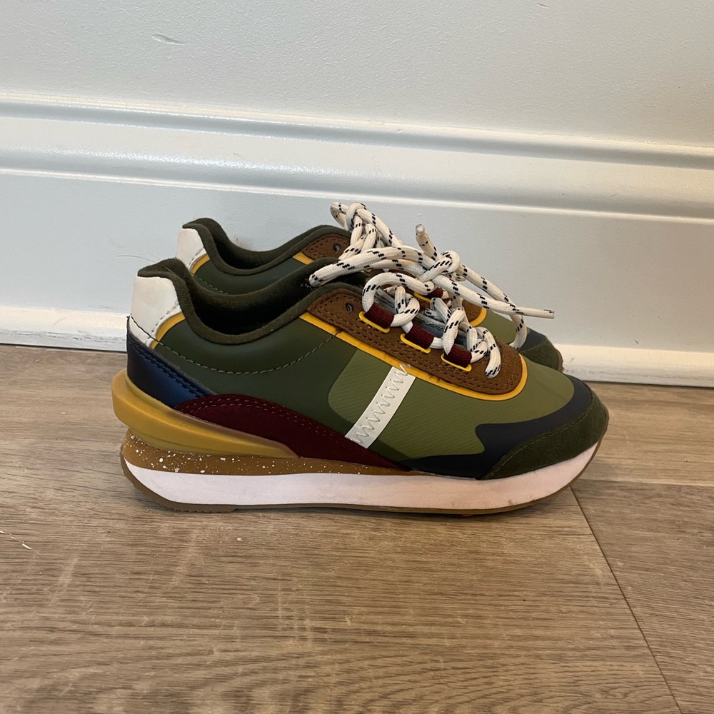 Zara Kids Euro Size 30 US Size 12.5c Toddler Multicolor Lace-Up Sneakers